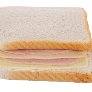 Sándwich Bikini jamón y queso edam